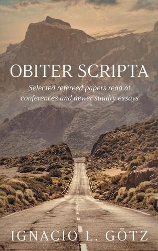 Cover image for Obiter Scripta