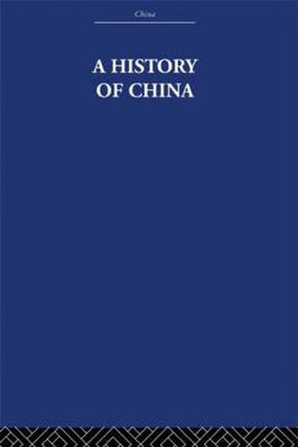 Cover image for A History of China