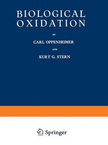 Cover image for Biological Oxidation