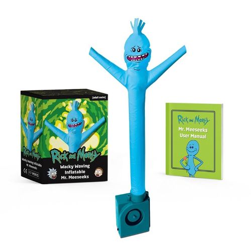 Cover image for Rick and Morty Wacky Waving Inflatable Mr. Meeseeks