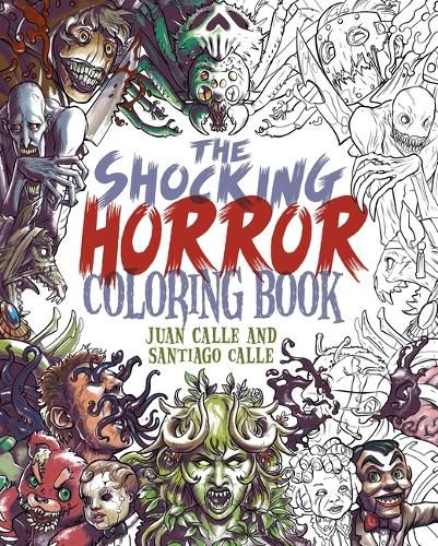 Cover image for The Shocking Horror Coloring Book