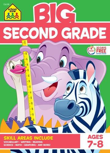 Cover image for School Zone Big Second Grade Workbook