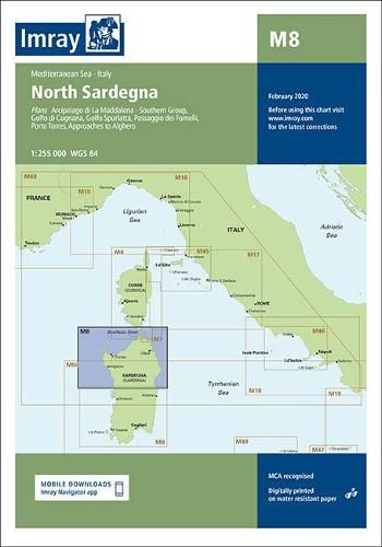 Cover image for Imray Chart M8: North Sardegna