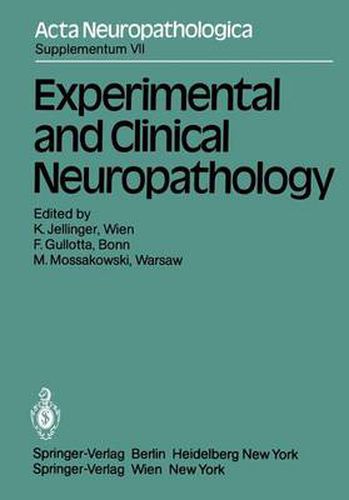 Cover image for Experimental and Clinical Neuropathology: Proceedings of the First European Neuropathology Meeting, Vienna, May 6-8, 1980