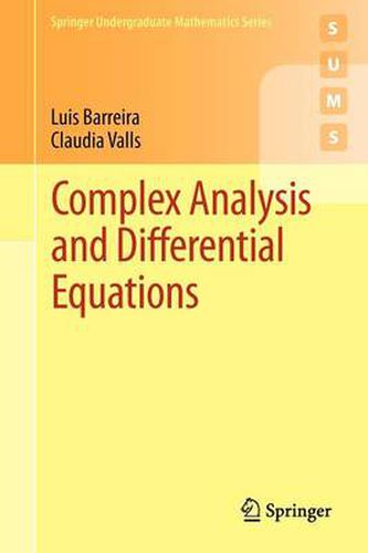 Cover image for Complex Analysis and Differential Equations