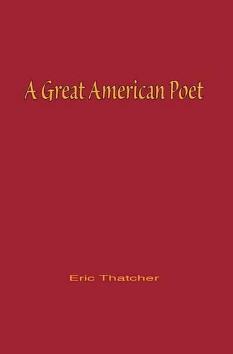 Cover image for A Great American Poet