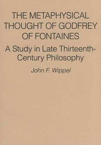 Cover image for Metaphysical Thought Godfrey Fontaines