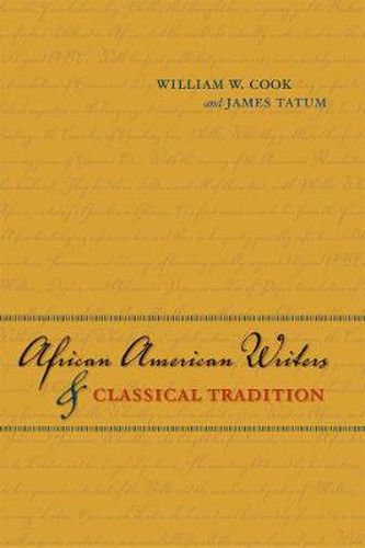 Cover image for African American Writers and Classical Tradition