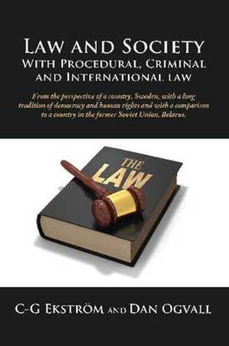 Cover image for Law and Society With Procedural, Criminal and International Law