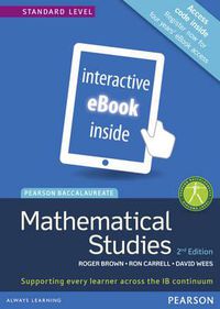 Cover image for Pearson Baccalaureate Mathematical Studies 2nd edition ebook only edition for the IB Diploma: Industrial Ecology