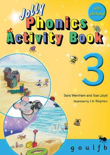 Cover image for Jolly Phonics Activity Book 3: in Precursive Letters (British English edition)