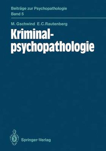 Cover image for Kriminalpsychopathologie