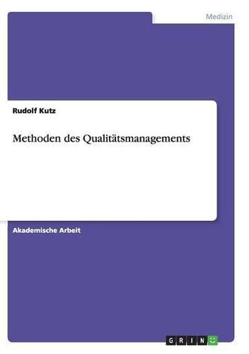 Cover image for Methoden des Qualitatsmanagements