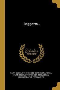 Cover image for Rapports...