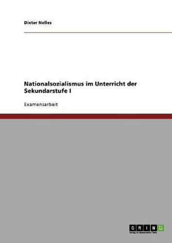 Cover image for Nationalsozialismus im Unterricht der Sekundarstufe I