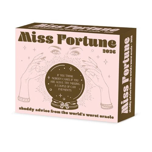 Cover image for Miss Fortune: Slightly Psychic, Mostly Clueless 2026 5.4 X 6.2 Box Calendar
