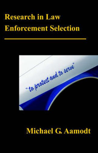 Cover image for Research in Law Enforcement Selection