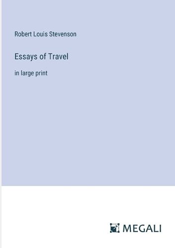 Cover image for Essays of Travel