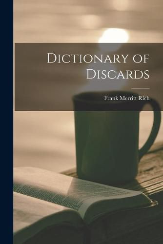 Cover image for Dictionary of Discards