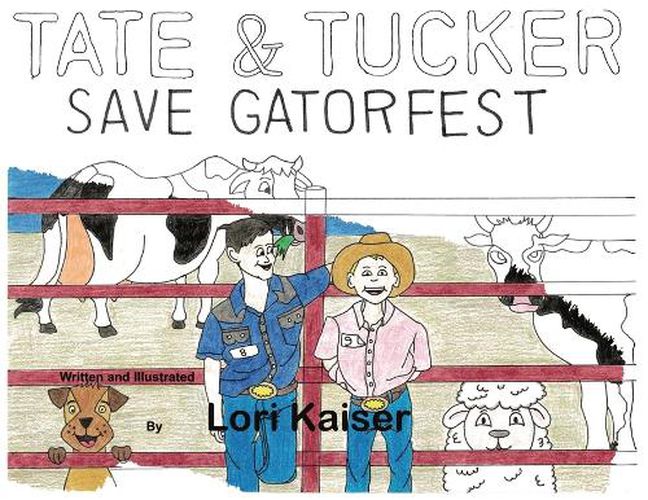 Cover image for Tate & Tucker Save Gatorfest Coloring Book
