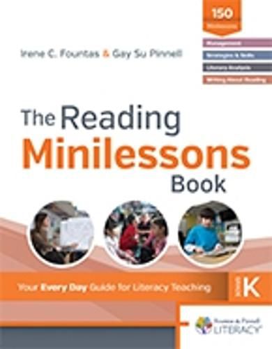 Cover image for Fountas & Pinnell Classroom Reading Minilessons Book, Grade K