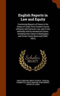 Cover image for English Reports in Law and Equity