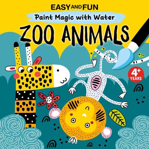 Easy and Fun Paint Magic with Water: Zoo Animals