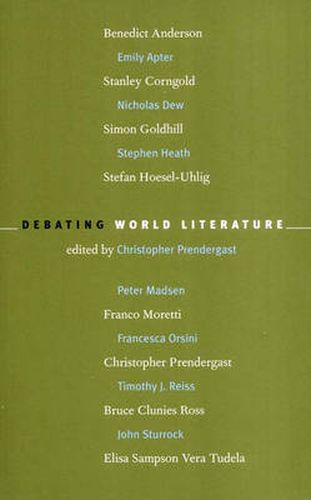 Cover image for Debating World Literature