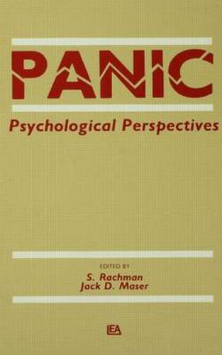 Cover image for Panic: Psychological Perspectives