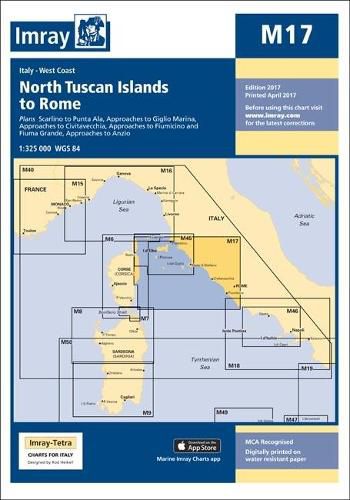 Cover image for Imray Chart M17: North Tuscan Islands to Rome