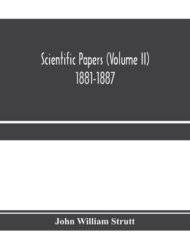 Cover image for Scientific papers (Volume II) 1881-1887