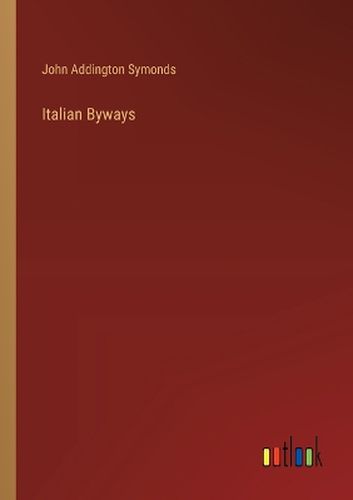 Cover image for Italian Byways