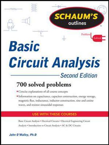 Cover image for Schaum's Outline of Basic Circuit Analysis, Second Edition