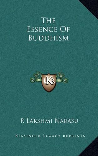 Cover image for The Essence of Buddhism