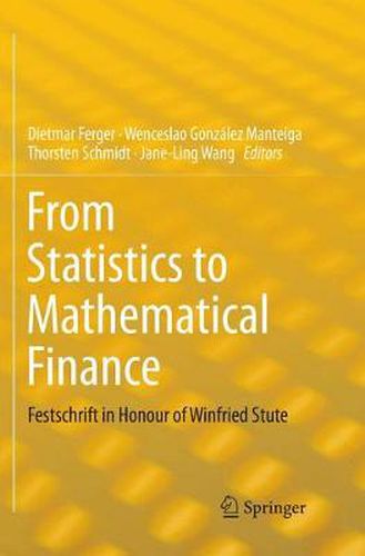 Cover image for From Statistics to Mathematical Finance: Festschrift in Honour of Winfried Stute