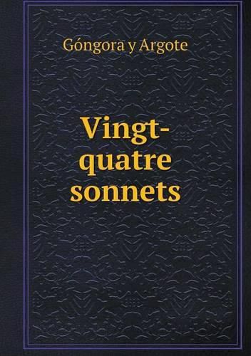 Cover image for Vingt-quatre sonnets