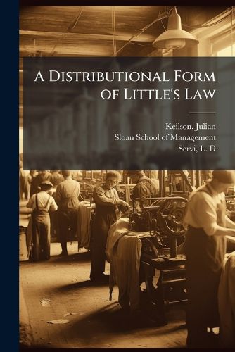 Cover image for A Distributional Form of Little's Law