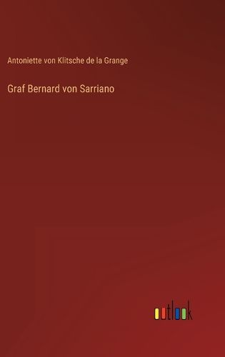 Cover image for Graf Bernard von Sarriano