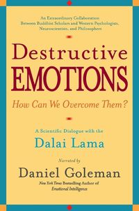Cover image for Destructive Emotions: A Scientific Dialogue with the Dalai Lama