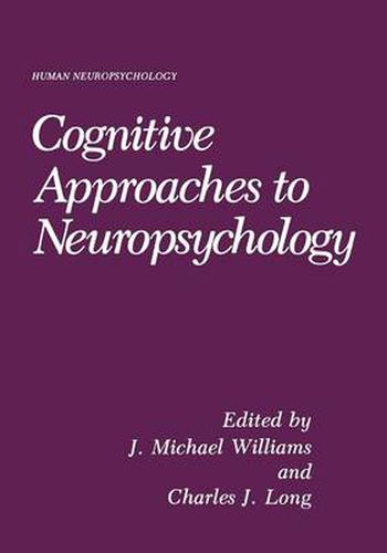 Cover image for Cognitive Approaches to Neuropsychology
