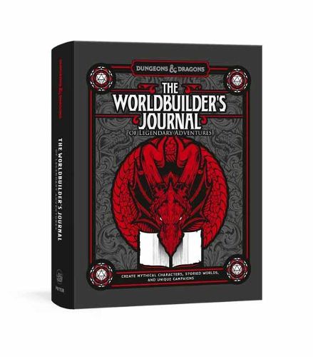 Cover image for The Worldbuilder's Journal Of Legendary Adventures (Dungeons & Dragons): Create Mythical Characters, Storied Worlds,
