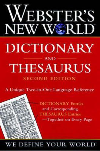 Cover image for Webster's New World Dictionary and Thesaurus