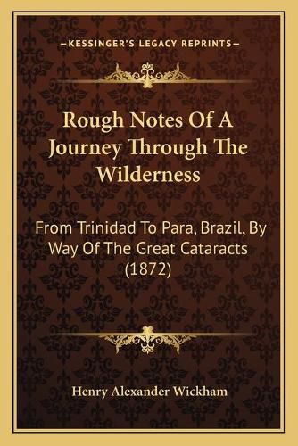 Rough Notes of a Journey Through the Wilderness: From Trinidad to Para, Brazil, by Way of the Great Cataracts (1872)