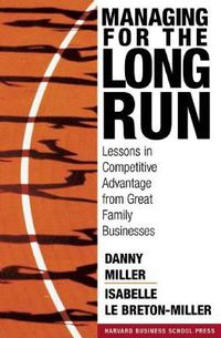 Cover image for Managing For The Long Run: Lessons In Competitive Advantage From Great Family Businesses