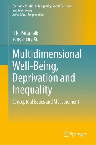 Cover image for Multidimensional Well-Being, Deprivation and Inequality
