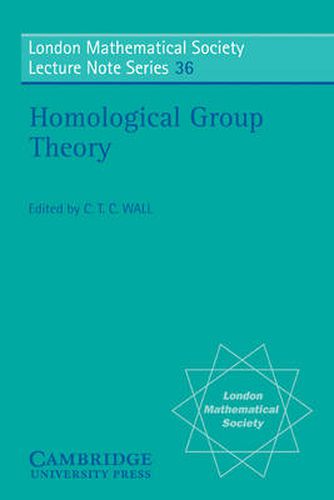 Cover image for Homological Group Theory