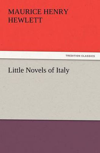 Cover image for Little Novels of Italy