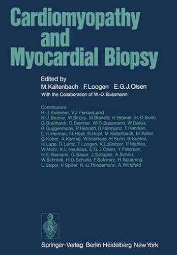 Cover image for Cardiomyopathy and Myocardial Biopsy