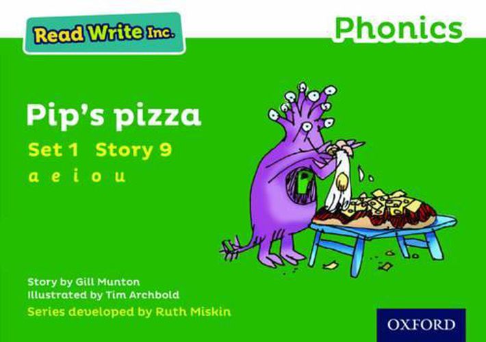 Cover image for Read Write Inc. Phonics: Green Set 1 Storybook 9 Pip's Pizza