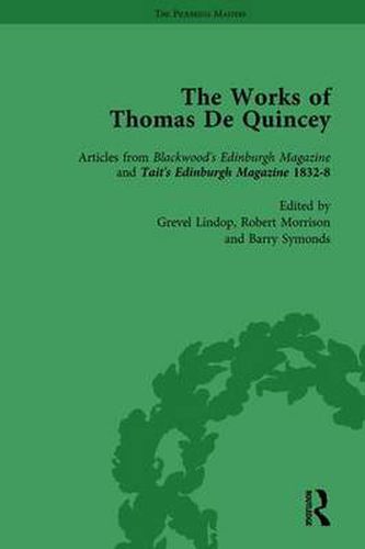 Cover image for The Works of Thomas De Quincey, Part II vol 9